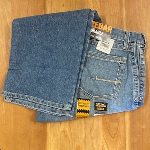 Ariat Men's Rebar M4 Boot Cut Jean - NWT - Picture 1 of 4